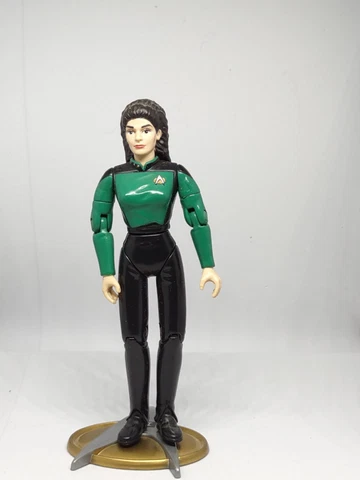 DEANNA TROY (green suit) Star Trek - figure Loose AS-IS Cover