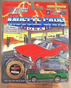1994 Johnny Lightning USA Muscle Cars Serie 2 1965 GTO grün mit Crager Mag Spoke - Bild 1 von 6