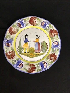 HB Henriot Quimper Wall Hanging Platter - Picture 1 of 8