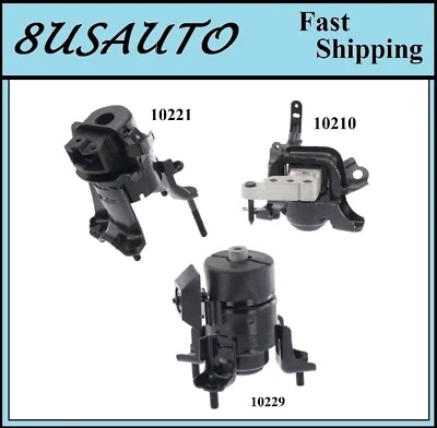 3PCS FRONT & REAR MOTOR MOUNT FIT TOYOTA HIGHLANDER, RAV4, SIENNA 2.5L - Image 1 of 4