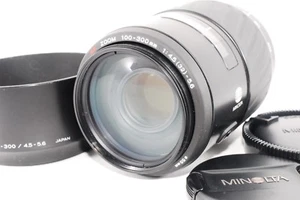 [Near Mint] Minolta AF Zoom 100-300mm f4.5-5.6 Telephoto Lens Sony A-mount JAPAN - Picture 1 of 12