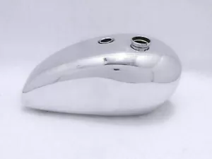 TRIUMPH T140 ALLOY OIF PETROL TANK WITHOUT BADGES HOLES - Picture 1 of 6