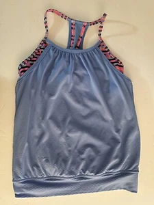 Ivivva by Lululemon Girls 8 Double Dutch Layered Tank Top - Picture 1 of 8
