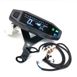 Velocímetro digital para bicicleta Dirt Pit calibre múltiple barra velocímetro indicador de engranaje con sensor - Imagen 1 de 12