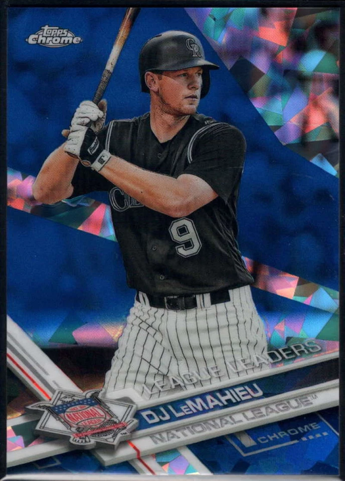 DJ LeMahieu 2017 Topps Chrome Sapphire Edition #81 /250 Rockies  - Image 1 of 1