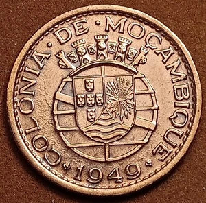 Moçambique / Portugal. 20 Centavos 1949. VF + - Picture 1 of 2