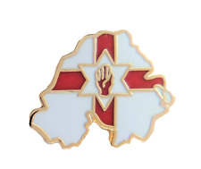 Northern Ireland Ulster Flag Map Pin Badge 