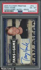 2005 Playoff Prestige Fans Of The Game Gold Tony Hawk RC AUTO 47/100 PSA 6