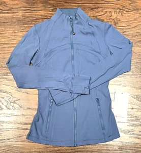 NEW Women Lululemon Define Jacket Nulu Washed Denim  Size 10 - Picture 1 of 12