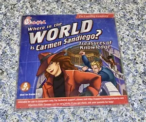 Where in the World is Carmen Sandiego Treasures of Knowledge PC Software WIN/MAC - Picture 1 of 2