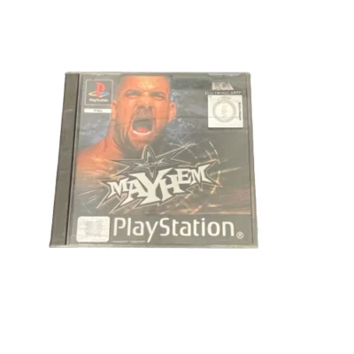 WCW Mayhem | Sony PlayStation 1 PS1 PSX PAL Game + Manual | AUS Seller - Image 1 of 3