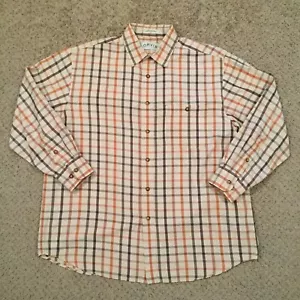 Camisa Orvis Para Hombre Grande Multicolor A Cuadros Manga Larga Abotonada - Imagen 1 de 11