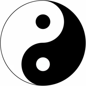 Vinyl Ying Yang Decal Sticker multi size colours car phone glass cup - Picture 1 of 1