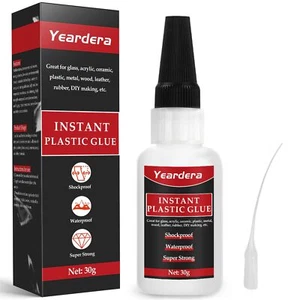 Plastic Glue, Clear High Strength 30g Super Adhesive for Plastic Bonding Acrylic - Picture 1 of 7