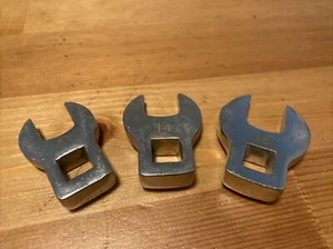 3/8 drive crows foot wrench set Metric - Picture 1 of 4