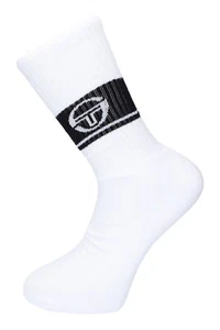 Sergio Tacchini/John McEnroe- 3 x Pairs of Tennis Socks-White/Navy or navy/white - Picture 1 of 9