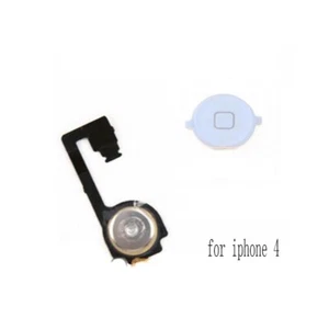 For iPhone 4 4G Home Menu Button Flex Ribbon Cable + Key Cap Assembly - White - Picture 1 of 2