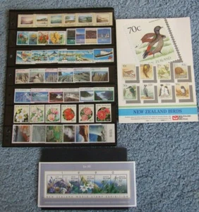 NEW ZEALAND #832//1160 F-VF MNH COLLECTION 1988-1993 MANY COMPLETE SETS-LOVELY! - Picture 1 of 8