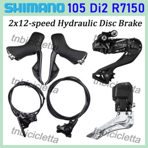 NEU Shimano 105 Di2 R7170 2x12 fach elektronische Gruppe hydraulische Schaltbremse - Bild 1 von 18
