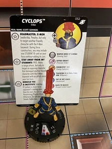 Heroclix X-Men Xavier's School XXS Zyklopen #052 super seltene Legacy-Figur - Bild 1 von 1