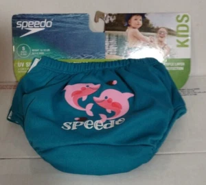 Sombrero de baño Speedo UV con broches para niños Med 12 meses 18-22 libras - verde reutilizable m5 - Imagen 1 de 2