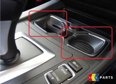 BMW NEW GENUINE F20 F21 F22 F23 STORAGE TRAY CUP HOLDER RHD PAIR RIGHT + LEFT - Image 1 of 4