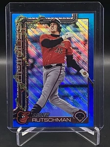 Béisbol de vacaciones Topps 2025 Adley Rutschman #H191 azul metálico brillo orioles - Imagen 1 de 2