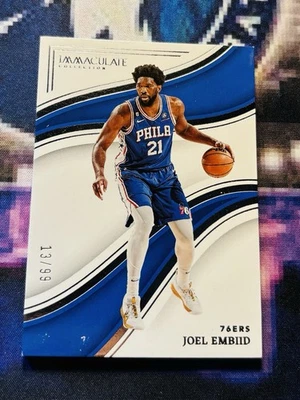 2022-23 Immaculate Collection /99 Joel Embiid 76ers #6 - Image 1 of 3
