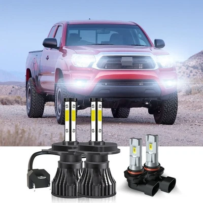 Kit combinado de faros antiniebla altos bajos para Toyota Tacoma 2005-2011 4x Foto 1 de 4