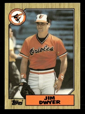 1987 Topps Tiffany GLOSSY #246 Jim Dwyer Baltimore Orioles - Image 1 of 2