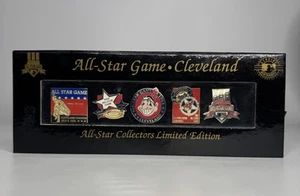 CLEVELAND INDIANS 1997 Limited Edition All Star Game 5 Pins Set - Picture 1 of 5