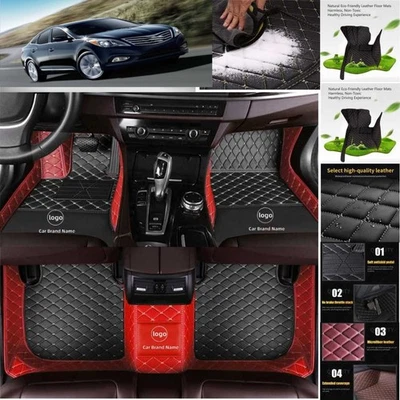 For Hyundai Azera Car Floor Mats Custom Waterproof Auto Liners Carpets Foto 1 de 4