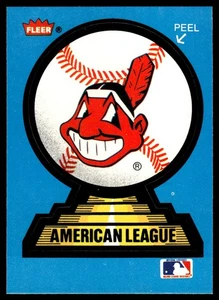 1987 Fleer Team Stickers Cleveland Indians - Picture 1 of 2
