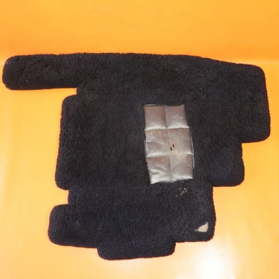 ALFOMBRILLA BENTLEY ROLLS ROYCE DELANTERA IZQUIERDA 28 PULGADAS LANA NEGRA OEM Foto 1 de 4