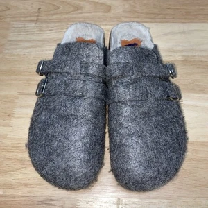 Rocketdog Slippers Womens 10 Abel Francois Mules Flats Slip On Slide Grey Wool - Picture 1 of 10