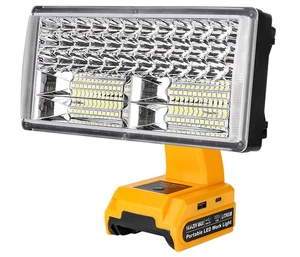 50W 4200LM LED Flashlight Work Light Spotlight for Dewalt 20V Li-ion Batteries - Picture 1 of 9