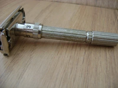Rasoir slim K3 GILLETTE 1965 papillon butterfly RAZOR Adjustable fonctionne - Photo 1/4