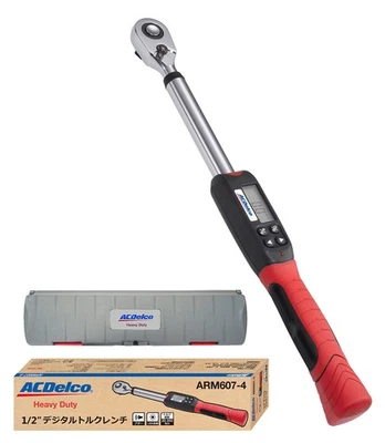 ACDelco 1/2” (12.7mm) Digital Torque Wrench, Torque Value 20-200Nm, Built-in Buz - Image 1 of 4