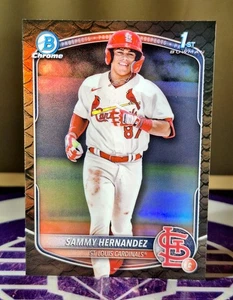 2025 BOWMAN CHROME BASEBALL REPTILIAN SAMMY HERNANDEZ - Picture 1 of 1