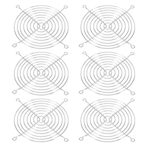 113mm Lüfter-Fingergrill, 6stk Metallgrill-Schutzgitter Lüfter-Schutzabdeckung - Bild 1 von 6