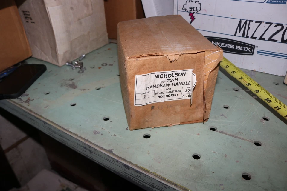 Nuevo de Lote Antiguo Nicholson No. Manija de repuesto de sierra de mano 72-H para sierras de 20 a 26 pulgadas Foto 1 de 4