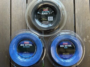 200m Reel TOURNA BIG HITTER Blue / Rough/ Black 7 Tennis Racquet String Gauge 17 - Picture 1 of 19