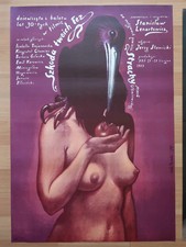 Lot of 4 Original Vintage 1980`s Polish Movie Poster  POLISH SCHOOL  (lot #2)