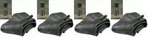 Proven Part Set Of 4 Lawn Mower Tire Inner Tubes 2 Front 15X6.00-6 and 2 Back 18 - Picture 1 of 2