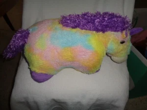 Unicorn Purple rainbow LG 19" plush Original Light Up 2013 GLOW Pillow Pets - Picture 1 of 12