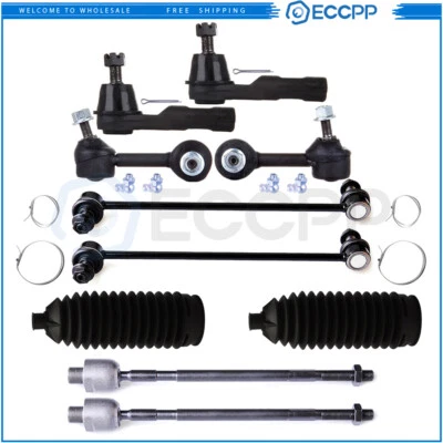 10x Fits 2007-2011 Honda CR-V LX EX SE 2.4L Front Tie Rod End Rear Sway Bar Kit — 第 1/4 张图片