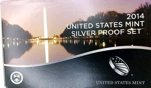 2014 United States Mint Silver 14 Coin Proof Set W/COA - Picture 1 of 12