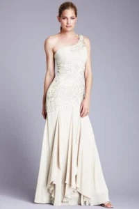 Sue Wong One Shoulder Passementerie Embroidered Gown- Size 12 (LB# 154 A) - Picture 1 of 1
