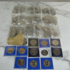 200+ Britische UK Gedenkmünzen versiegelte Beutel & Medaillen plus £5 Münze 6 kg - Bild 1 von 7