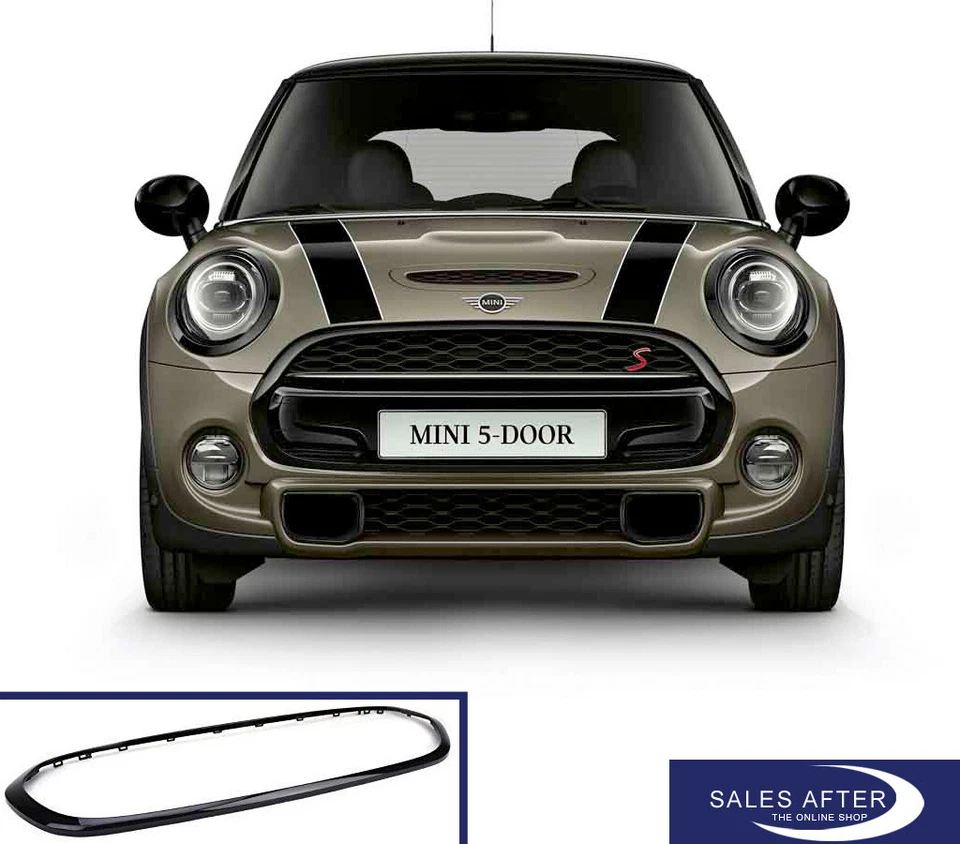 Original MINI F55 F56 F57 Rahmen Ziergitter Blende Front Kühlergrill Piano Black - Bild 1 von 1